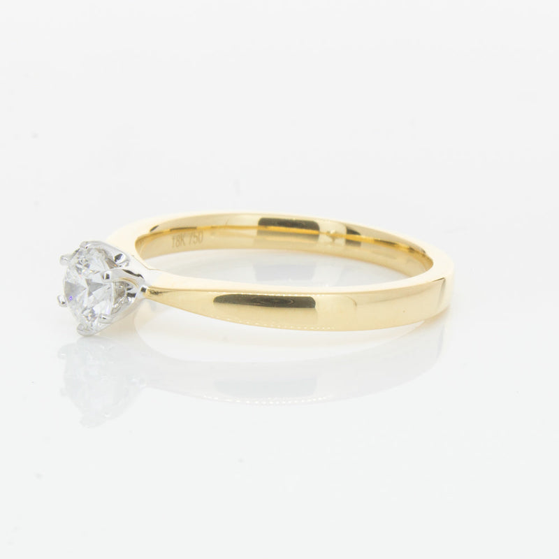 18ct Yellow Gold .41ct Diamond Nova Ring-Ring-Walker & Hall