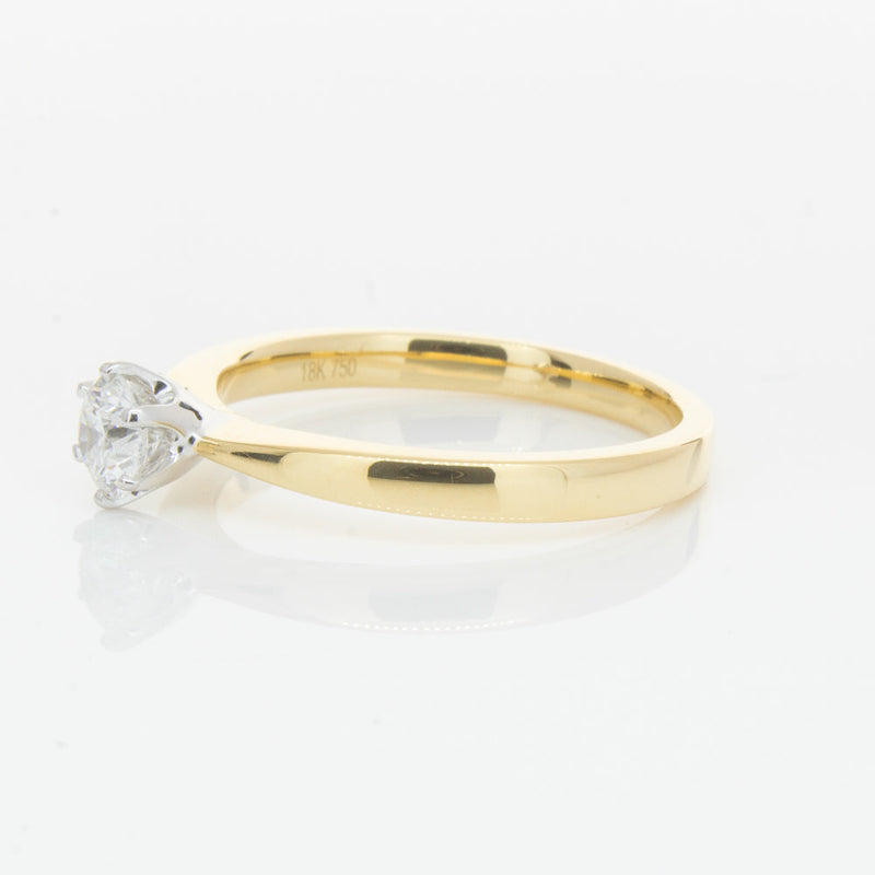 18ct Yellow Gold .41ct Diamond Nova Ring-Ring-Walker & Hall