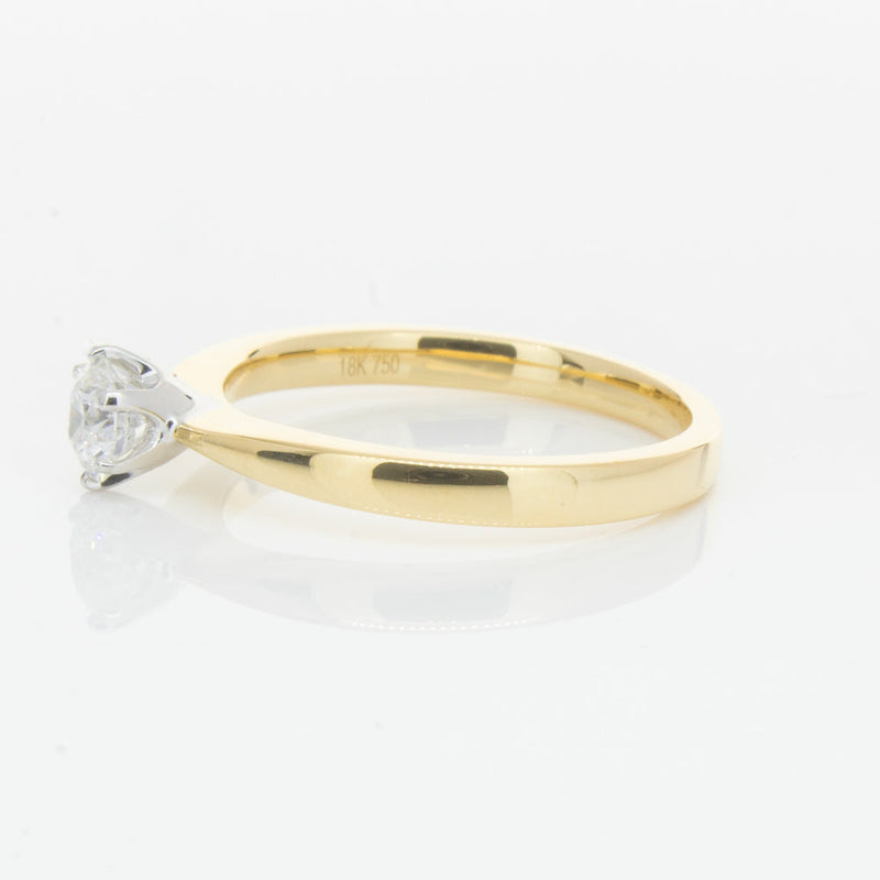 18ct Yellow Gold .41ct Diamond Nova Ring-Ring-Walker & Hall
