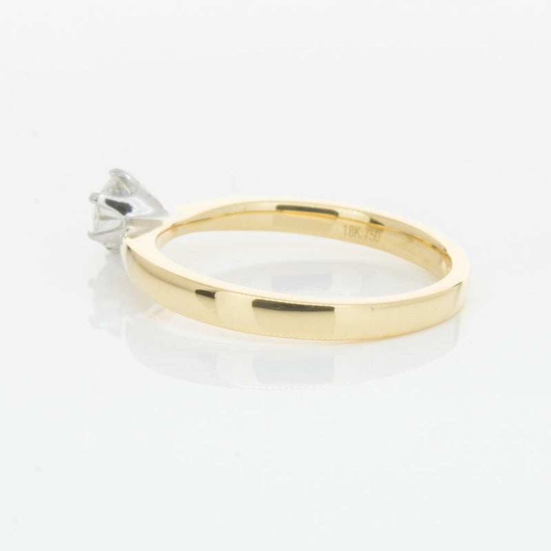 18ct Yellow Gold .41ct Diamond Nova Ring-Ring-Walker & Hall