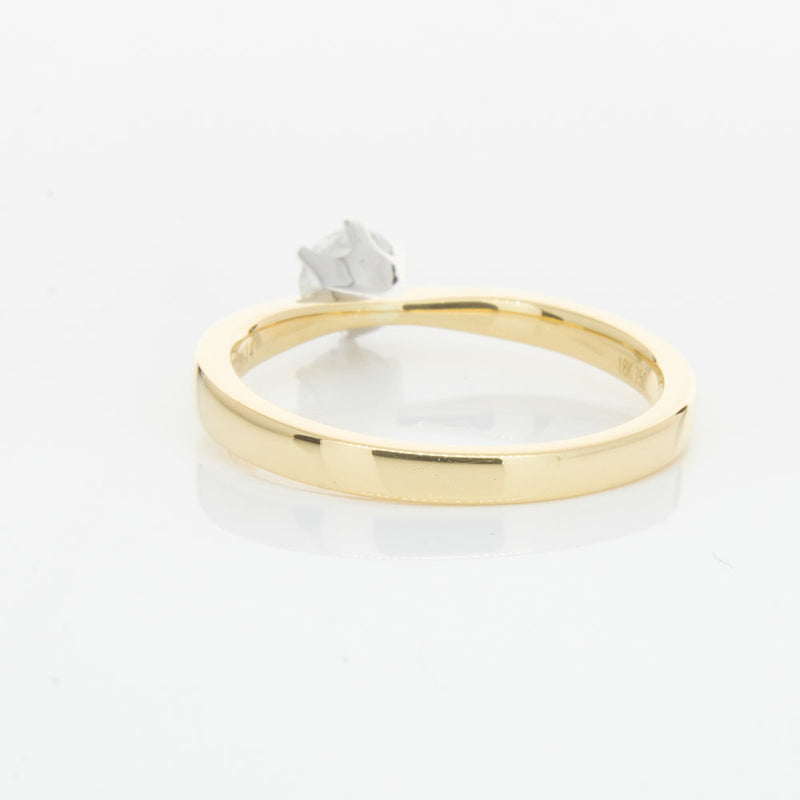 18ct Yellow Gold .41ct Diamond Nova Ring-Ring-Walker & Hall