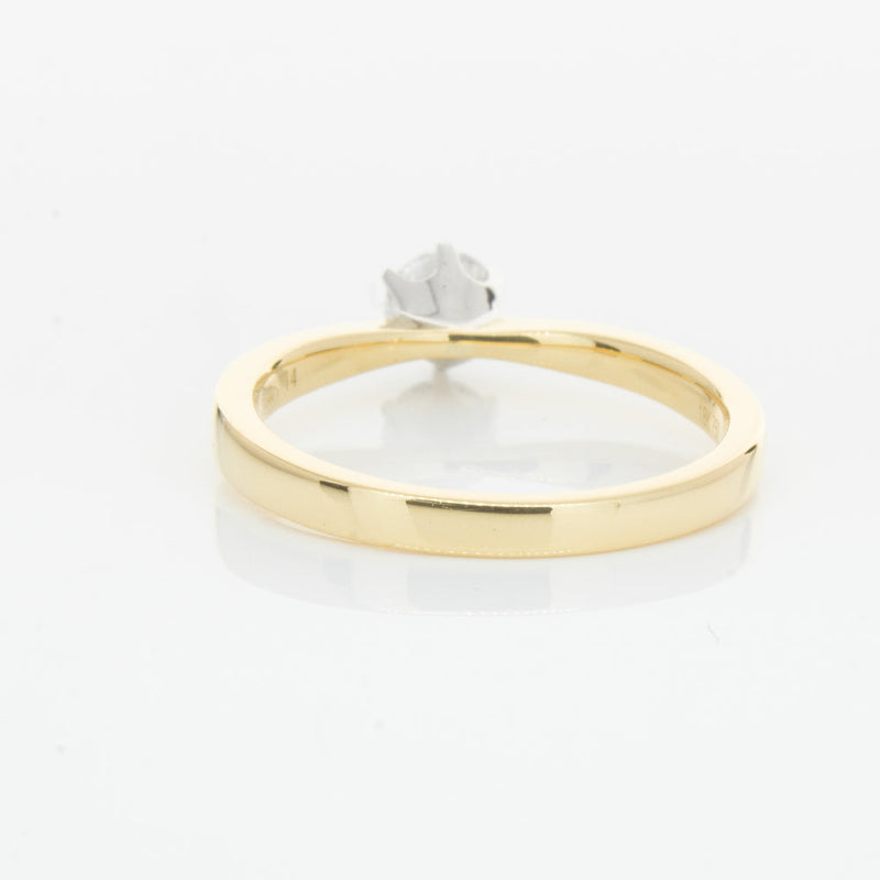 18ct Yellow Gold .41ct Diamond Nova Ring-Ring-Walker & Hall