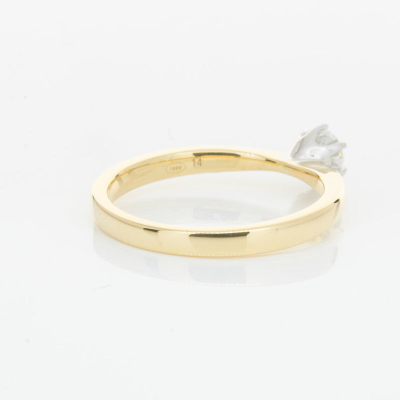 18ct Yellow Gold .41ct Diamond Nova Ring-Ring-Walker & Hall