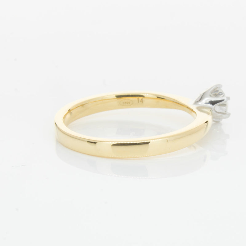 18ct Yellow Gold .41ct Diamond Nova Ring-Ring-Walker & Hall