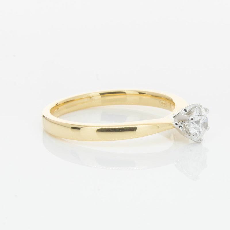 18ct Yellow Gold .41ct Diamond Nova Ring-Ring-Walker & Hall