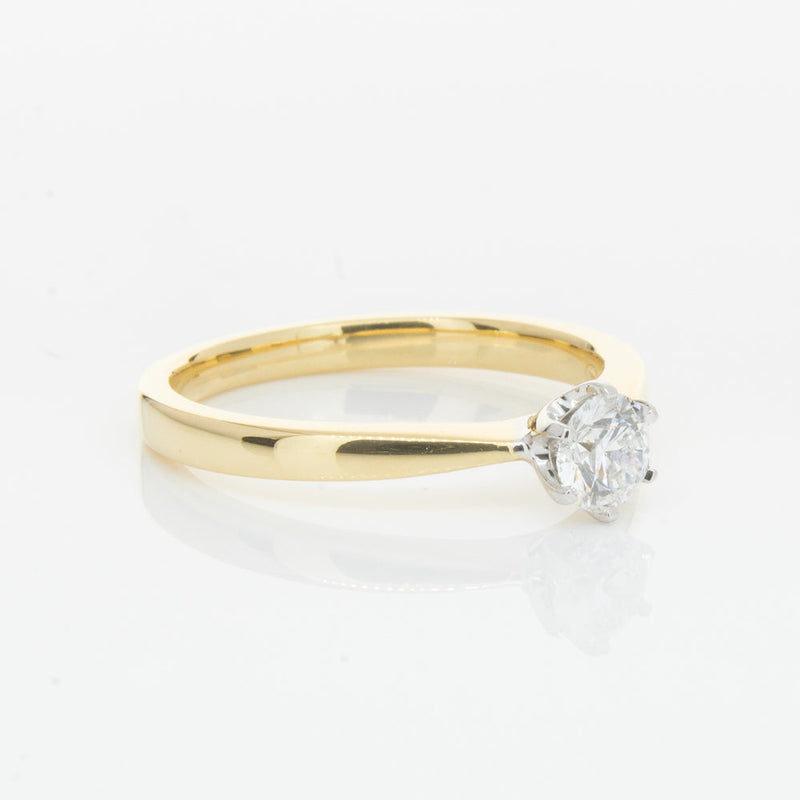 18ct Yellow Gold .41ct Diamond Nova Ring-Ring-Walker & Hall