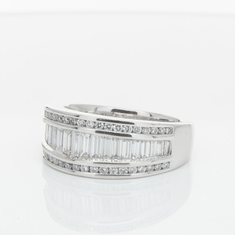 Platinum Diamond Ring-Ring-Walker & Hall