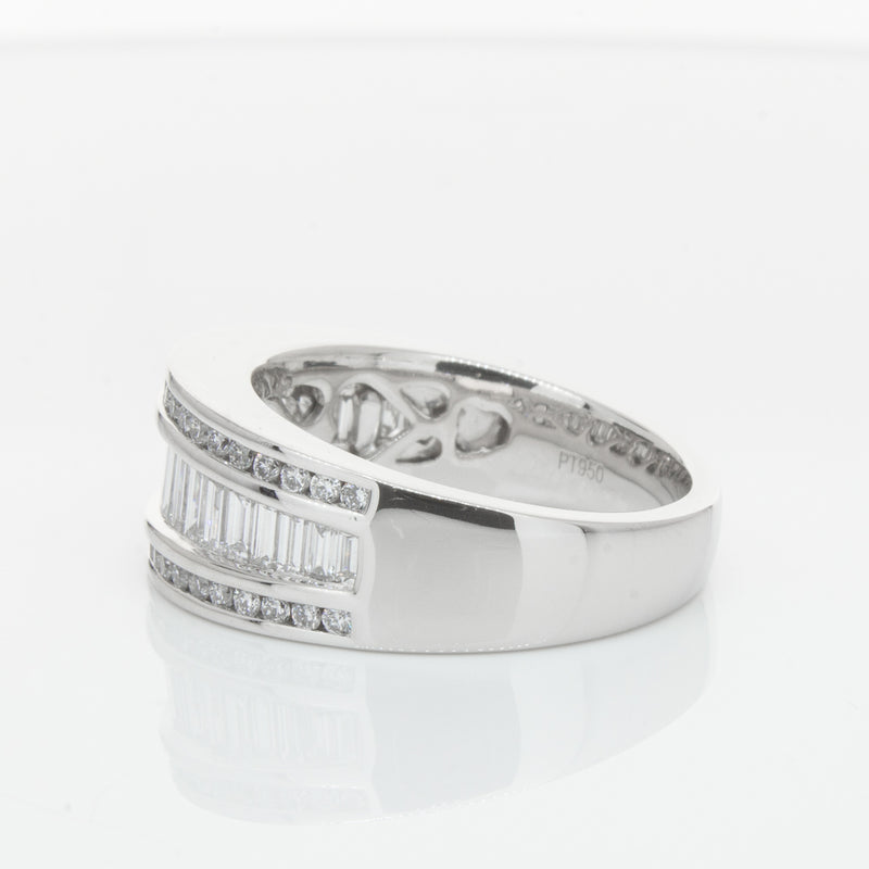 Platinum Diamond Ring-Ring-Walker & Hall