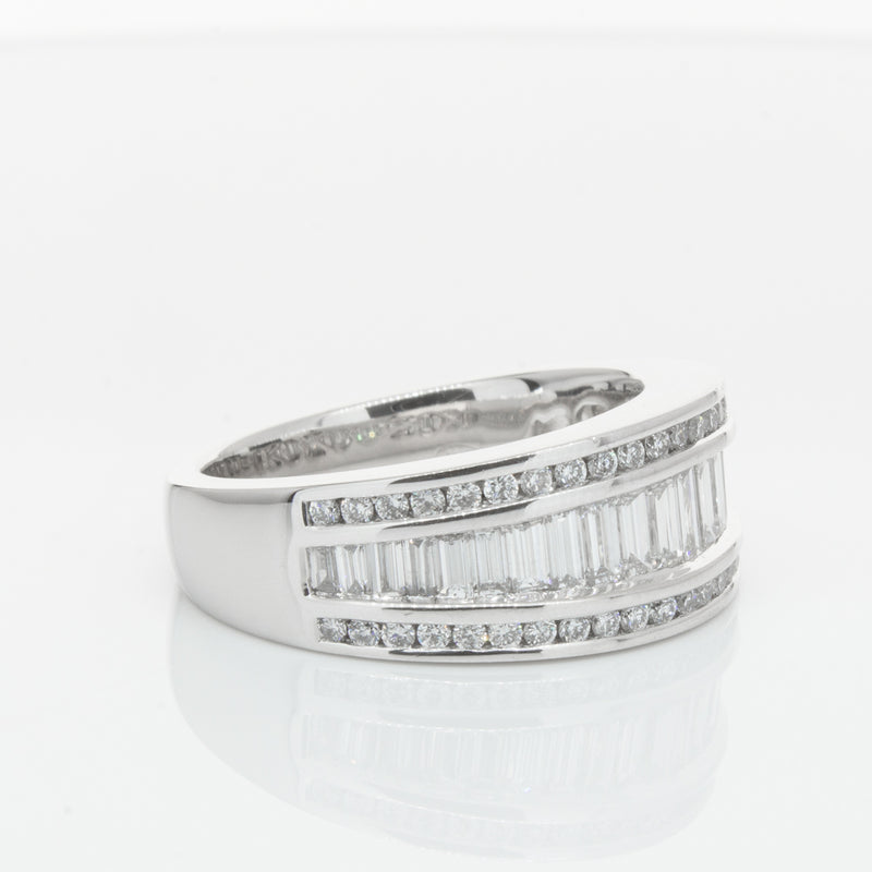 Platinum Diamond Ring-Ring-Walker & Hall