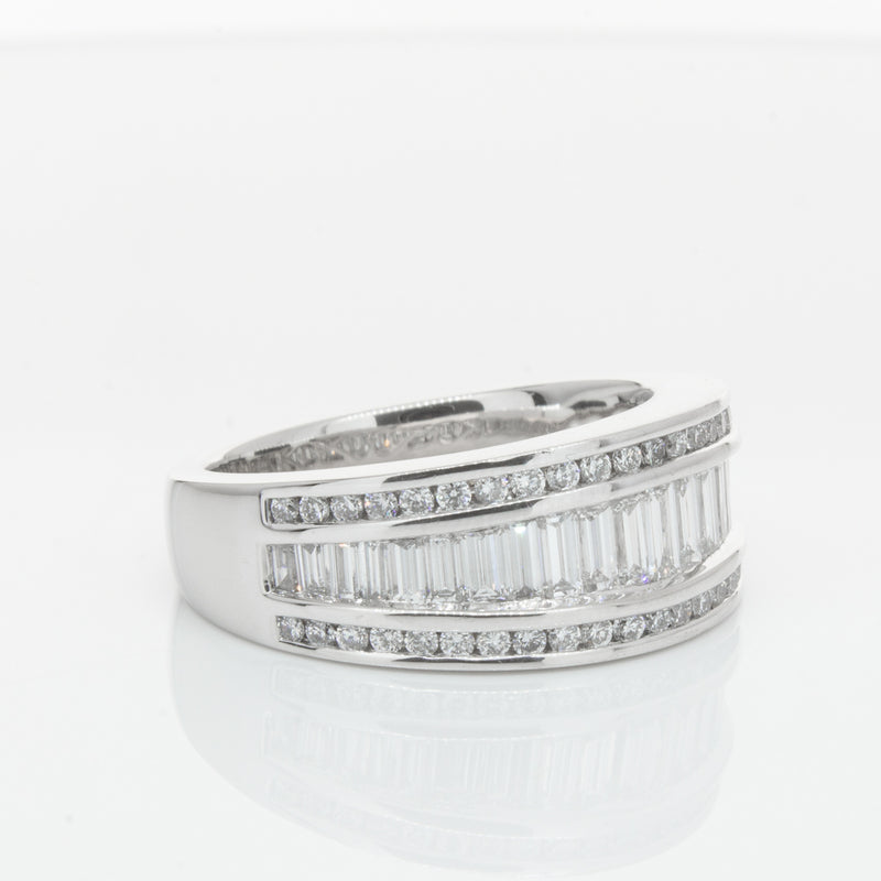 Platinum Diamond Ring-Ring-Walker & Hall