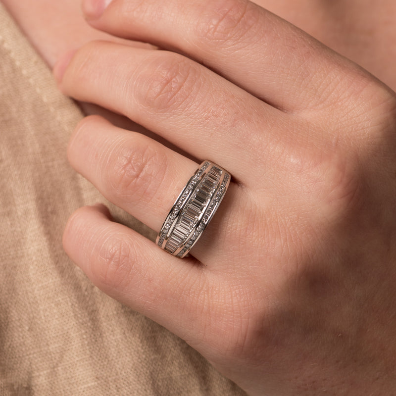 Platinum Diamond Ring-Ring-Walker & Hall