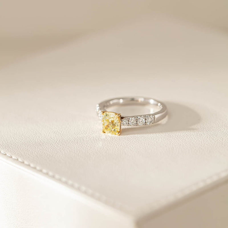 18ct White Gold Diamond Phoenix Ring-Ring-Walker & Hall