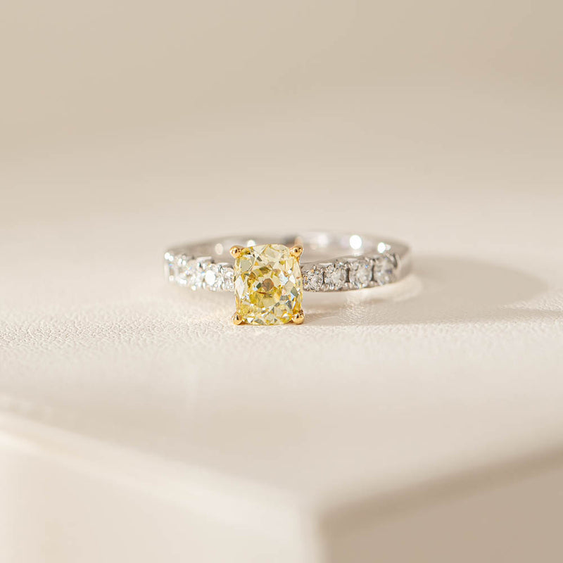 18ct White Gold Diamond Phoenix Ring-Ring-Walker & Hall