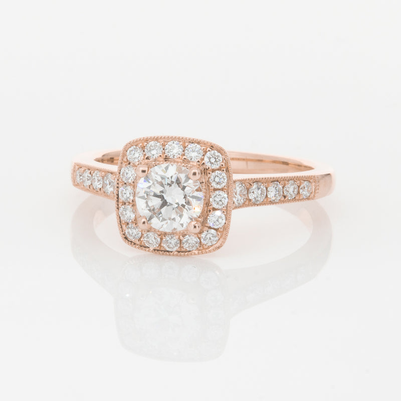 18ct Rose Gold Diamond Aurora Ring-Ring-Walker & Hall