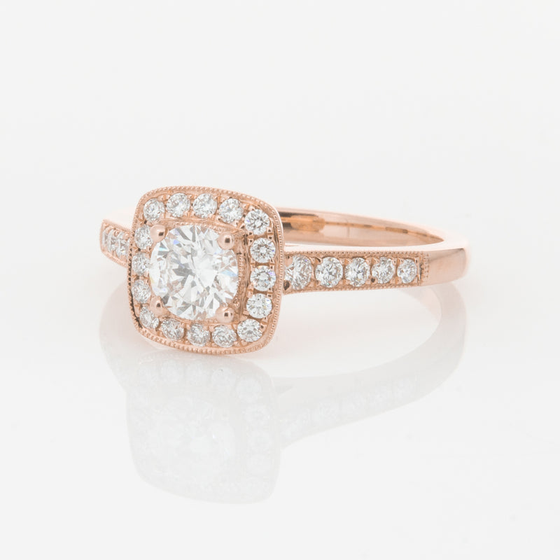 18ct Rose Gold Diamond Aurora Ring-Ring-Walker & Hall