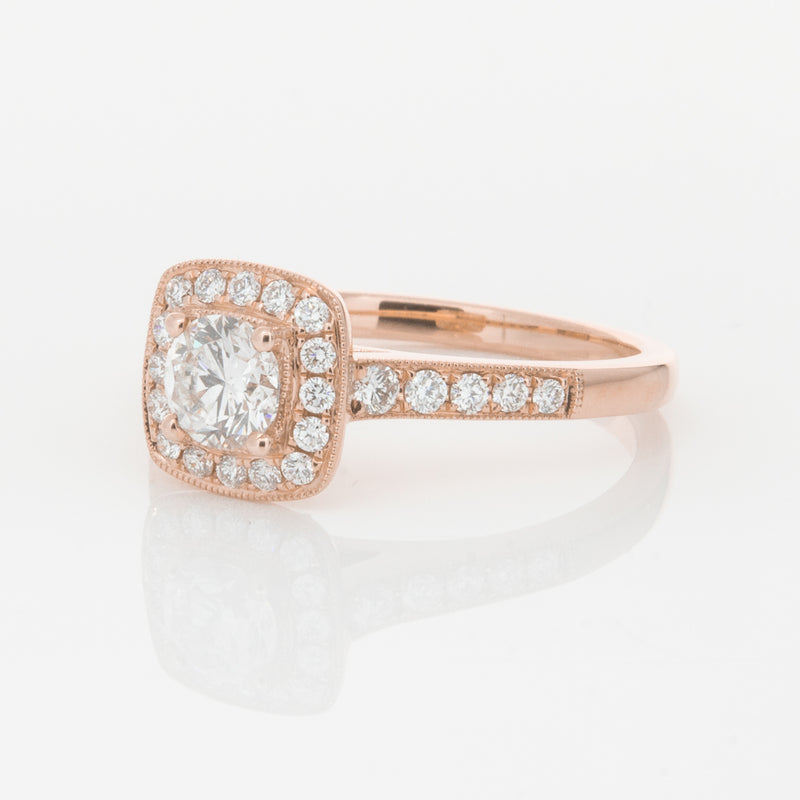 18ct Rose Gold Diamond Aurora Ring-Ring-Walker & Hall