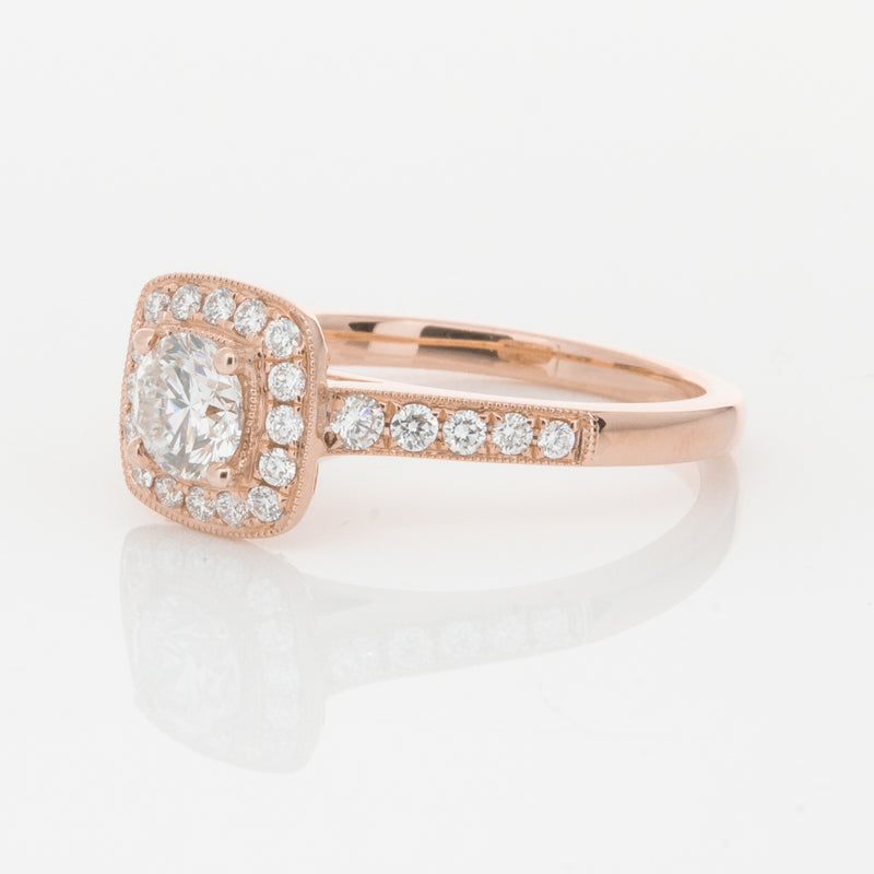 18ct Rose Gold Diamond Aurora Ring-Ring-Walker & Hall