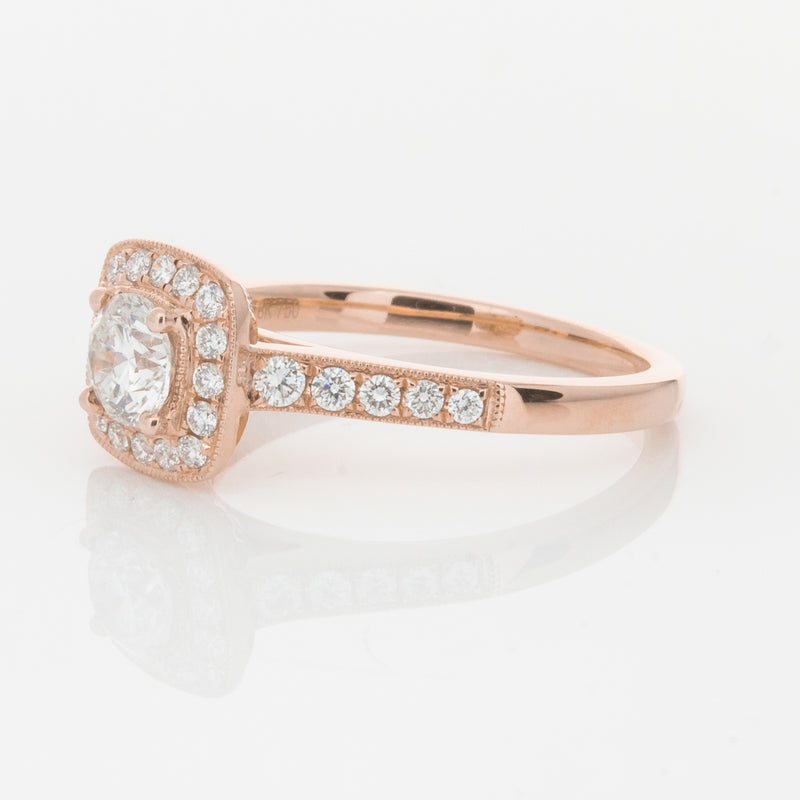18ct Rose Gold Diamond Aurora Ring-Ring-Walker & Hall