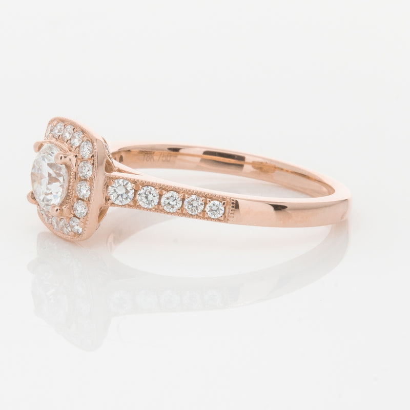 18ct Rose Gold Diamond Aurora Ring-Ring-Walker & Hall