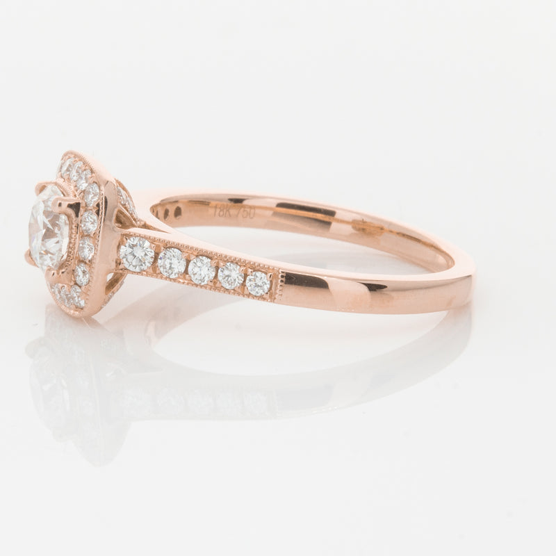18ct Rose Gold Diamond Aurora Ring-Ring-Walker & Hall