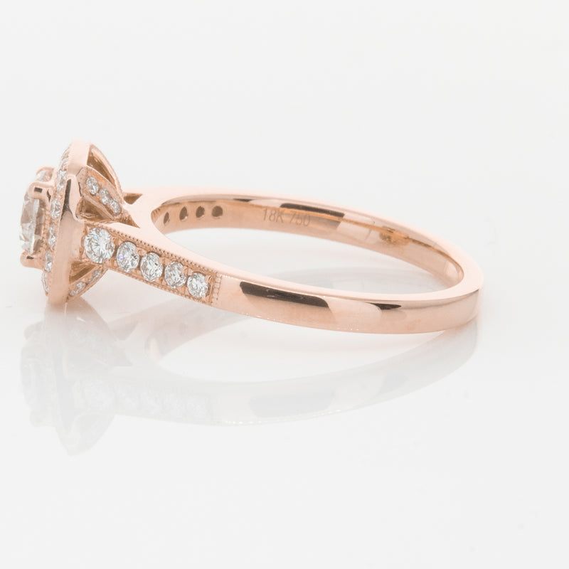 18ct Rose Gold Diamond Aurora Ring-Ring-Walker & Hall