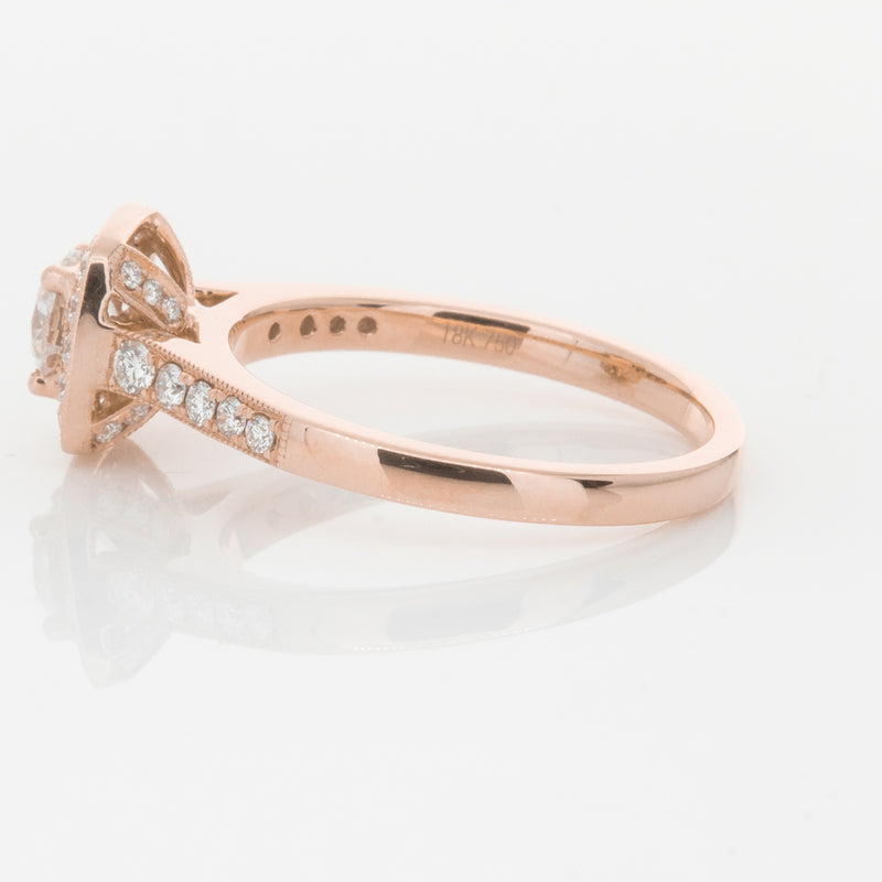 18ct Rose Gold Diamond Aurora Ring-Ring-Walker & Hall
