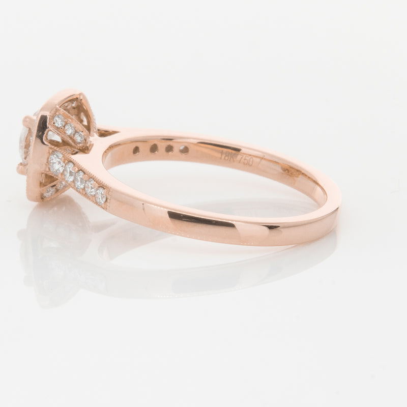 18ct Rose Gold Diamond Aurora Ring-Ring-Walker & Hall