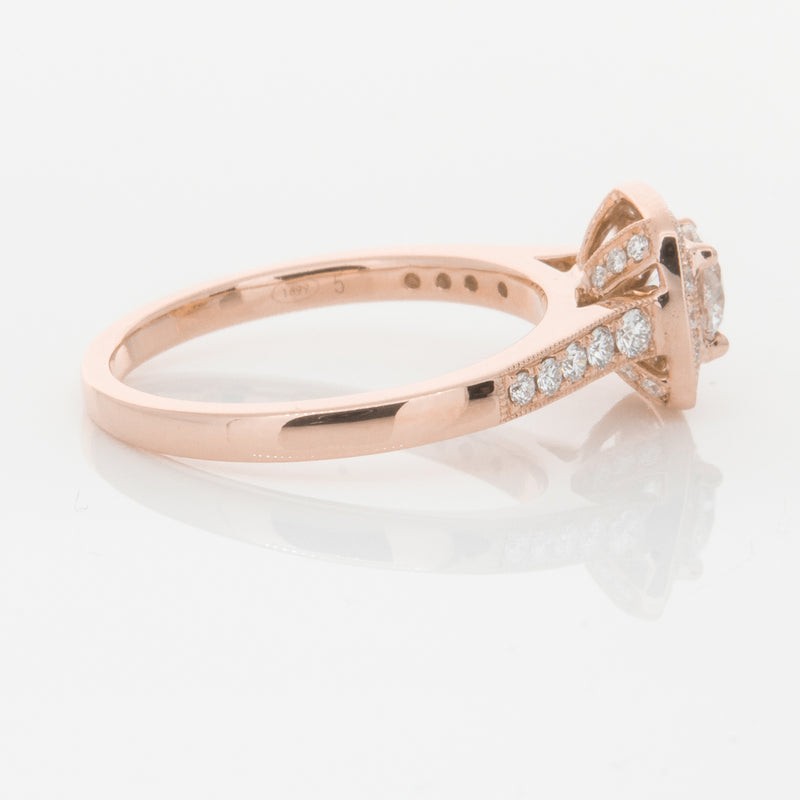 18ct Rose Gold Diamond Aurora Ring-Ring-Walker & Hall