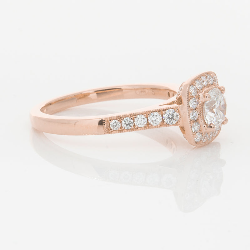 18ct Rose Gold Diamond Aurora Ring-Ring-Walker & Hall