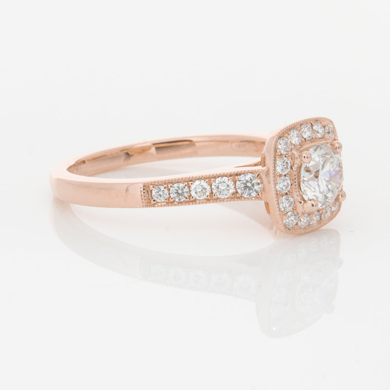 18ct Rose Gold Diamond Aurora Ring-Ring-Walker & Hall