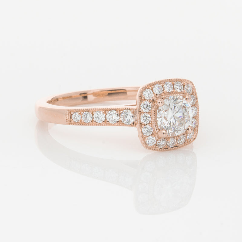 18ct Rose Gold Diamond Aurora Ring-Ring-Walker & Hall