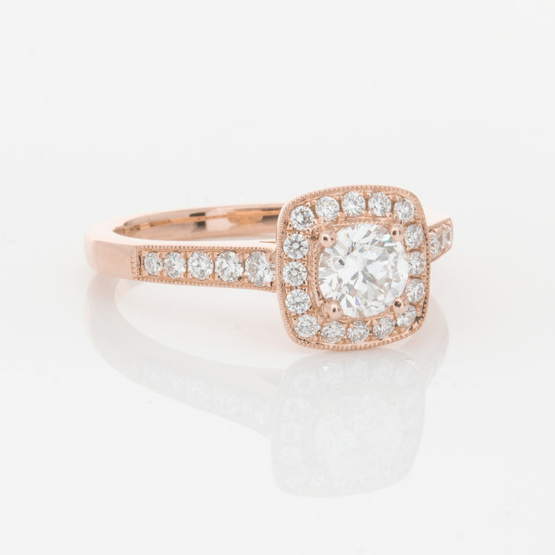 18ct Rose Gold Diamond Aurora Ring-Ring-Walker & Hall