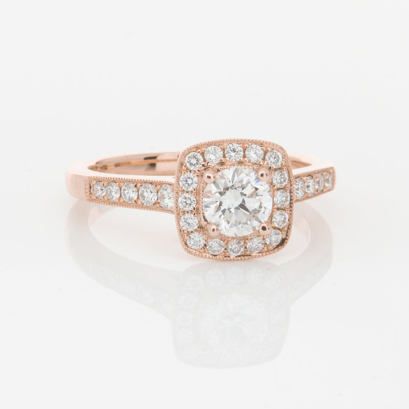 18ct Rose Gold Diamond Aurora Ring-Ring-Walker & Hall