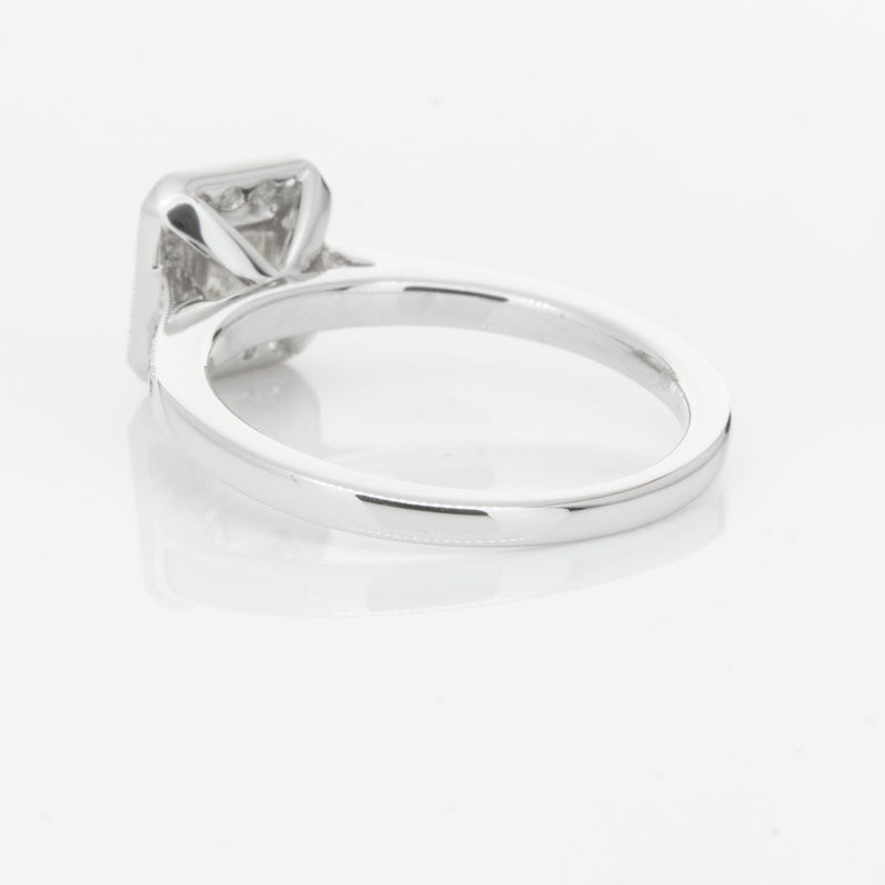 18ct White Gold .41ct Princess Cut Diamond Mandalay Ring-Ring-Walker & Hall