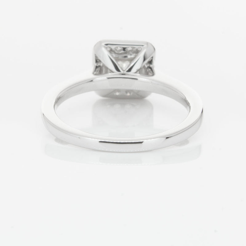 18ct White Gold .41ct Princess Cut Diamond Mandalay Ring-Ring-Walker & Hall