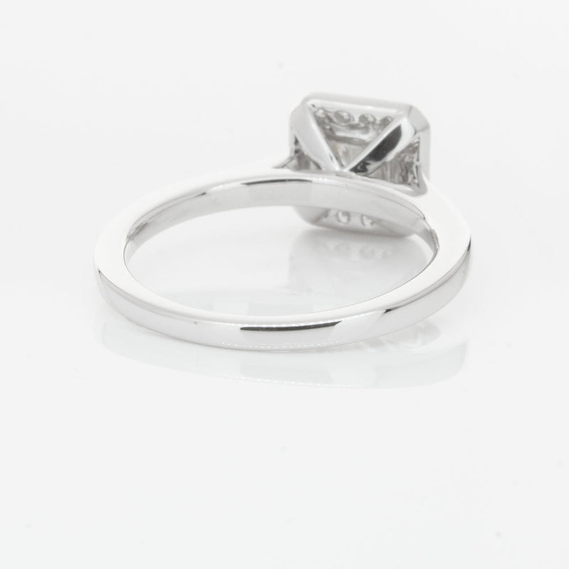 18ct White Gold .41ct Princess Cut Diamond Mandalay Ring-Ring-Walker & Hall