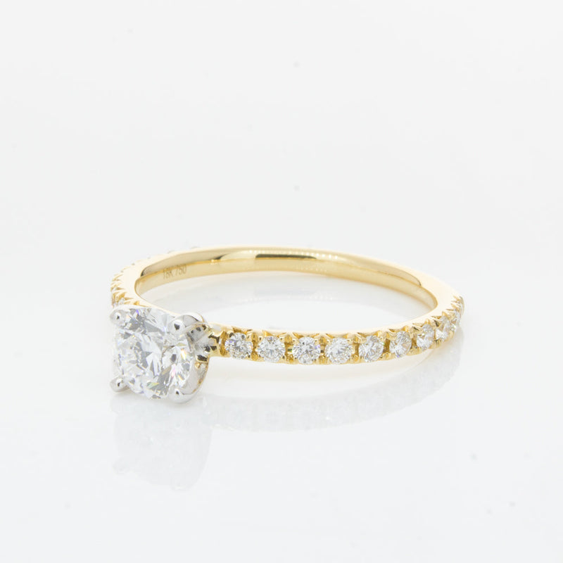 18ct Yellow Gold .52ct Diamond Comet Ring-Ring-Walker & Hall