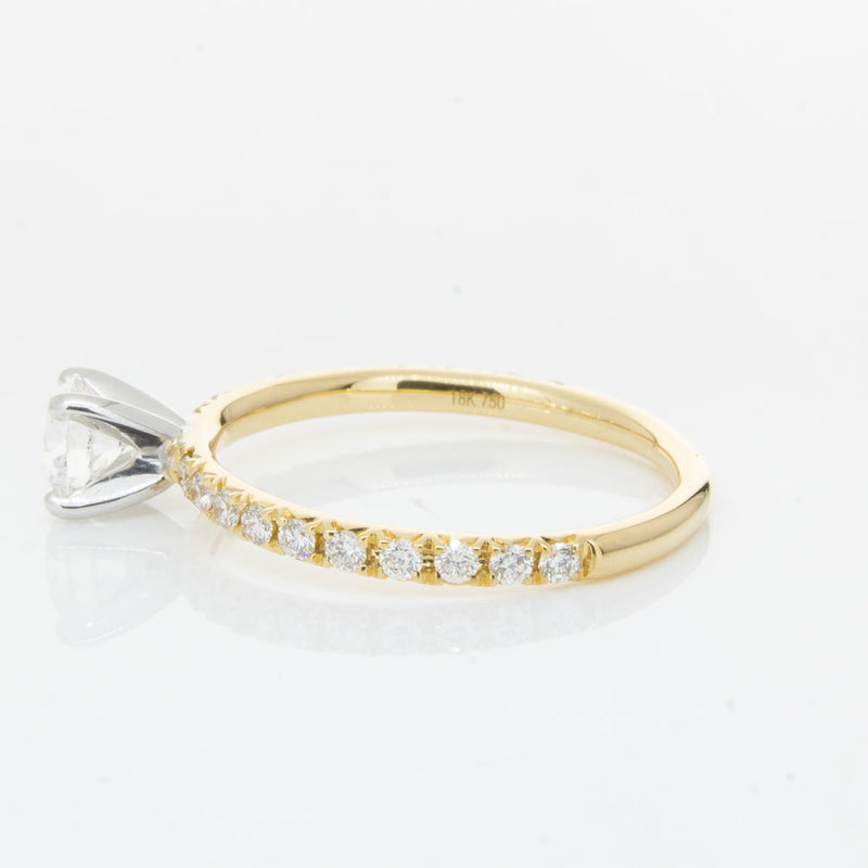 18ct Yellow Gold .52ct Diamond Comet Ring-Ring-Walker & Hall