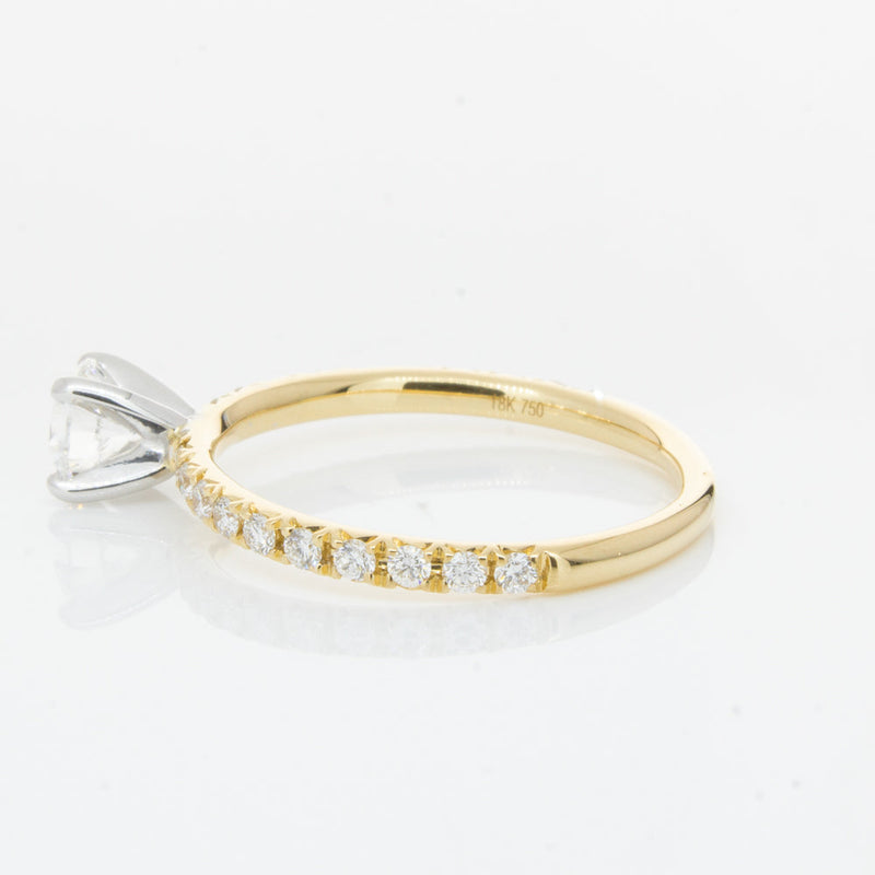 18ct Yellow Gold .52ct Diamond Comet Ring-Ring-Walker & Hall