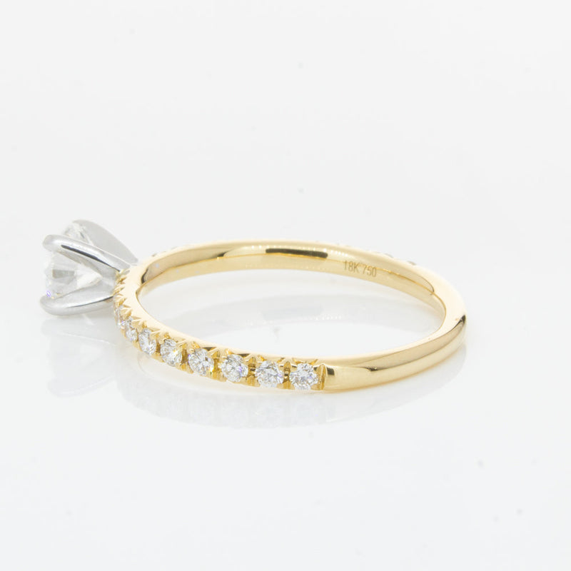 18ct Yellow Gold .52ct Diamond Comet Ring-Ring-Walker & Hall