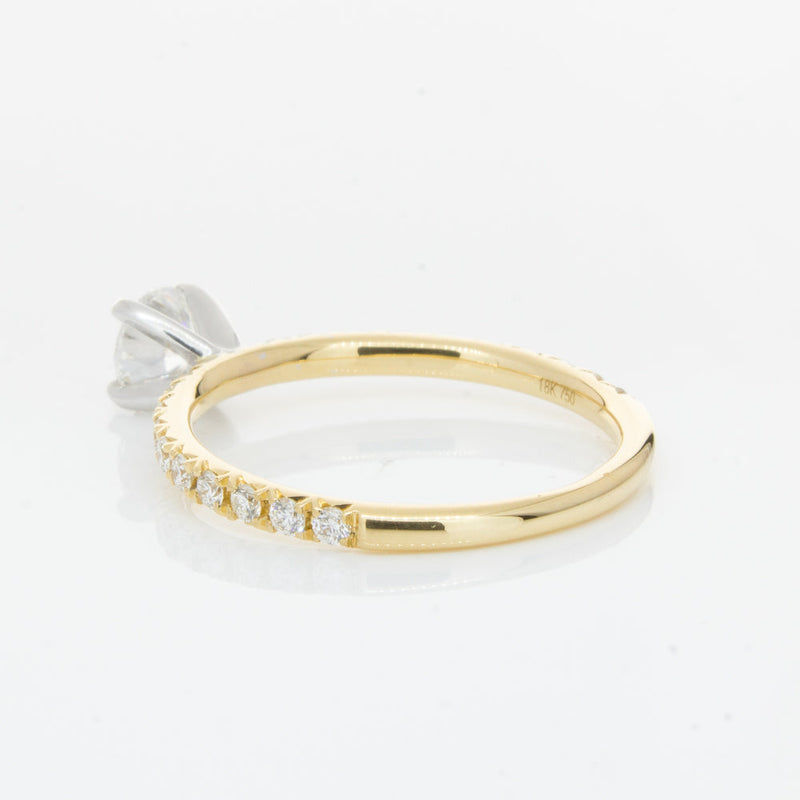 18ct Yellow Gold .52ct Diamond Comet Ring-Ring-Walker & Hall