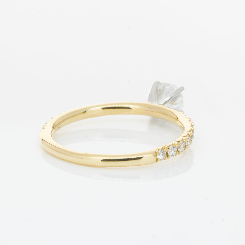 18ct Yellow Gold .52ct Diamond Comet Ring-Ring-Walker & Hall