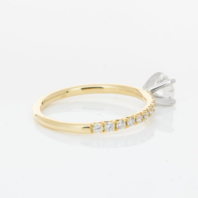 18ct Yellow Gold .52ct Diamond Comet Ring-Ring-Walker & Hall