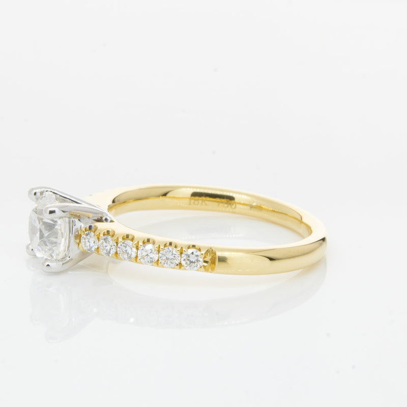 18ct Yellow Gold 1.00ct Diamond Meridien Ring-Ring-Walker & Hall