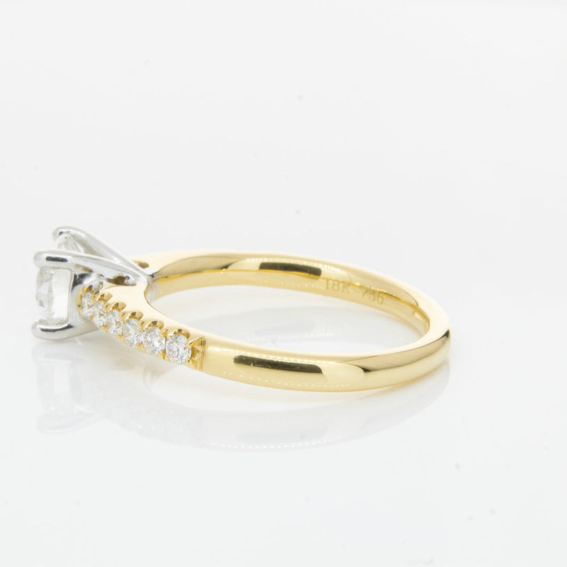 18ct Yellow Gold 1.00ct Diamond Meridien Ring-Ring-Walker & Hall