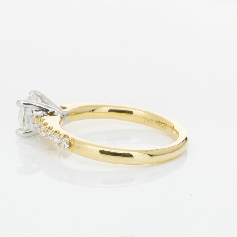 18ct Yellow Gold 1.00ct Diamond Meridien Ring-Ring-Walker & Hall