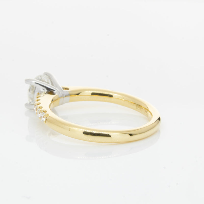 18ct Yellow Gold 1.00ct Diamond Meridien Ring-Ring-Walker & Hall