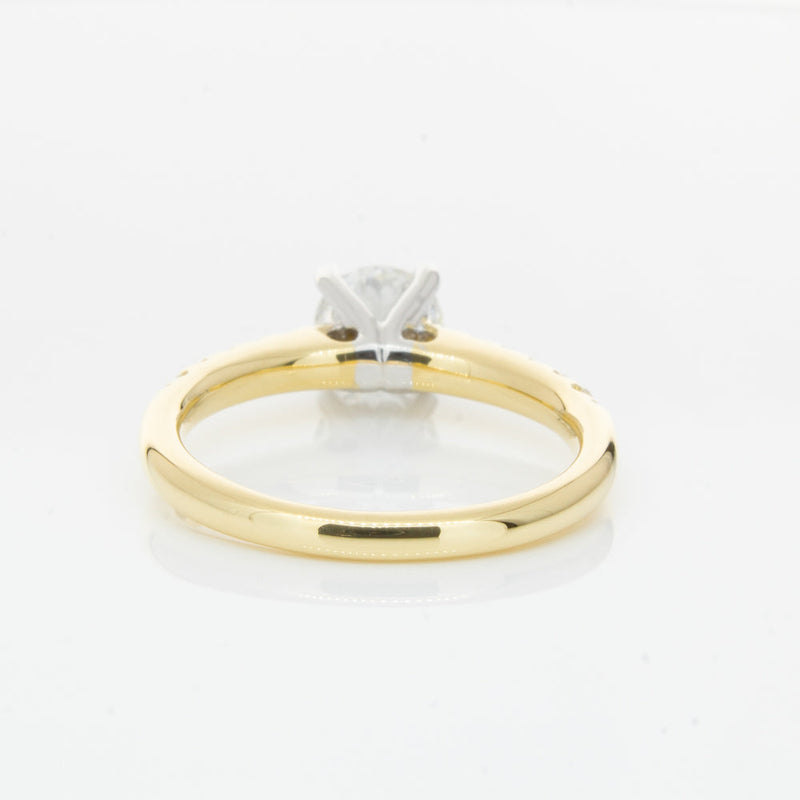 18ct Yellow Gold 1.00ct Diamond Meridien Ring-Ring-Walker & Hall