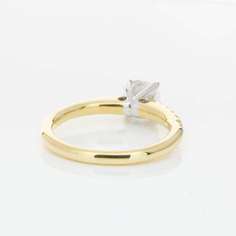 18ct Yellow Gold 1.00ct Diamond Meridien Ring-Ring-Walker & Hall