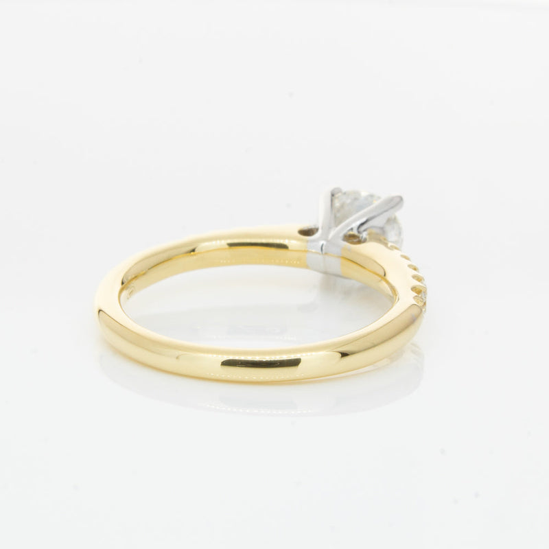 18ct Yellow Gold 1.00ct Diamond Meridien Ring-Ring-Walker & Hall